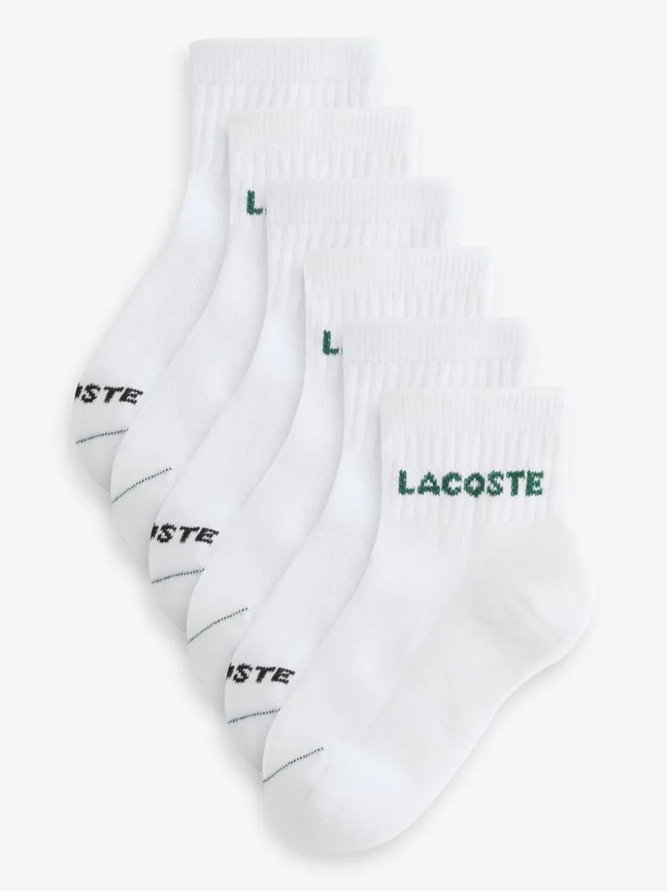 Lot de 6 paires de chaussettes Lacoste en coton
