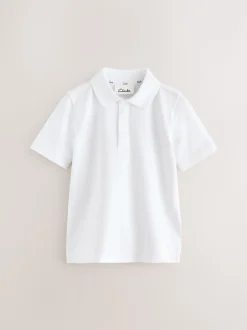 Lot de 5 polos Clarks Boys School à manches courtes