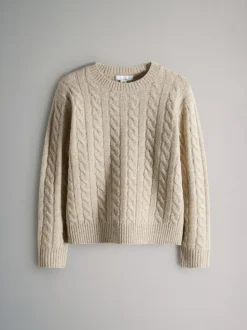 Lot de 2 Pulls The Set en maille Torsade