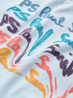 Lot de 3 T-shirts Paul Smith Junior Graphique bleu/blanc/noir