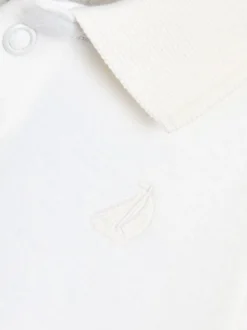 Lot de 2polos JoJo Maman Bébé unis à manches longues