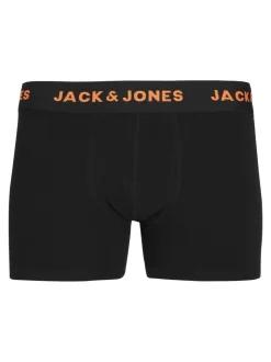 Lot deJACK & JONES JUNIOR boxers noirs à logo 7