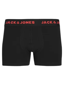 Lot deJACK & JONES JUNIOR boxers noirs à logo 7