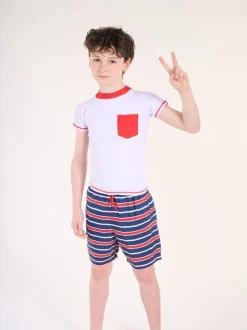 Maillot de bain Soliswim Rash Guard blanc