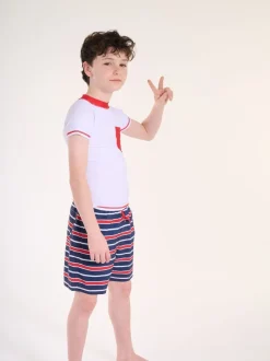 Maillot de bain Soliswim Rash Guard blanc