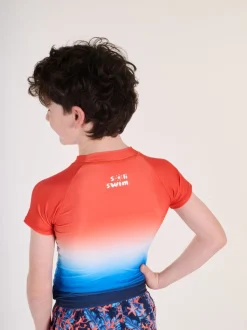 Maillot de bain Soliswim Rash Guard orange