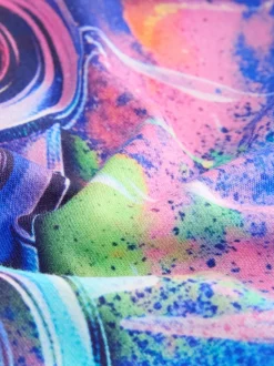 Manette violette - T-shirt imprimé régulier à manches courtes (3-16ans)