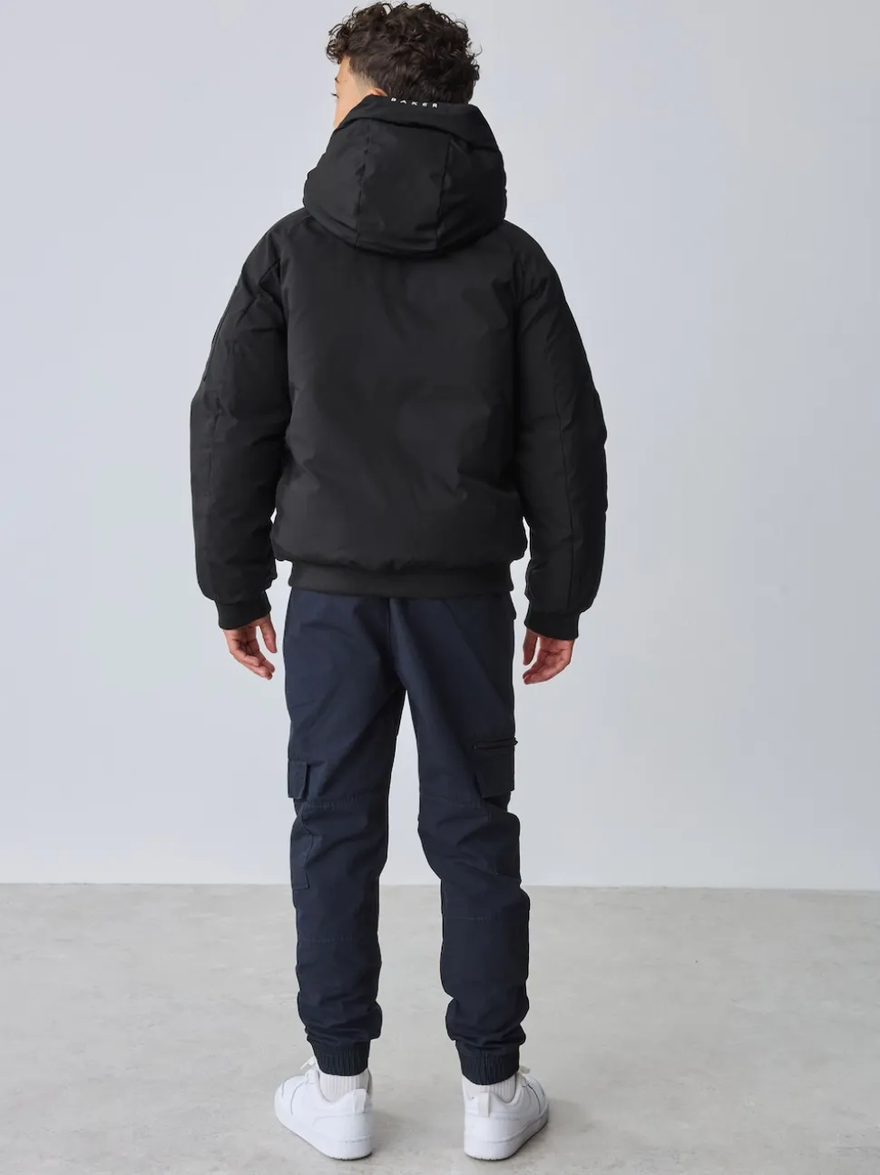 Manteau Baker by Ted Baker bomber rembourré résistant à la douche noir