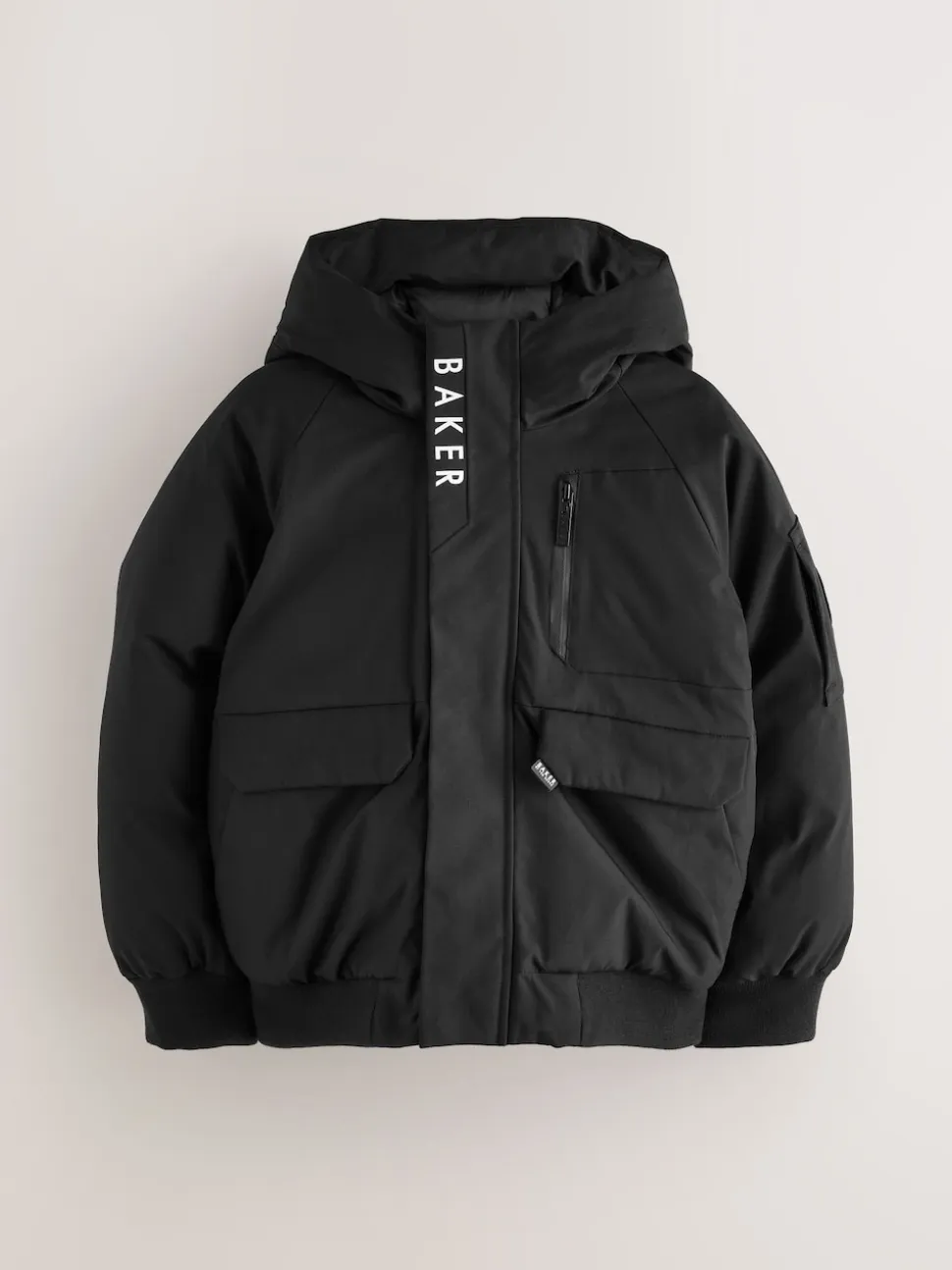 Manteau Baker by Ted Baker bomber rembourré résistant à la douche noir