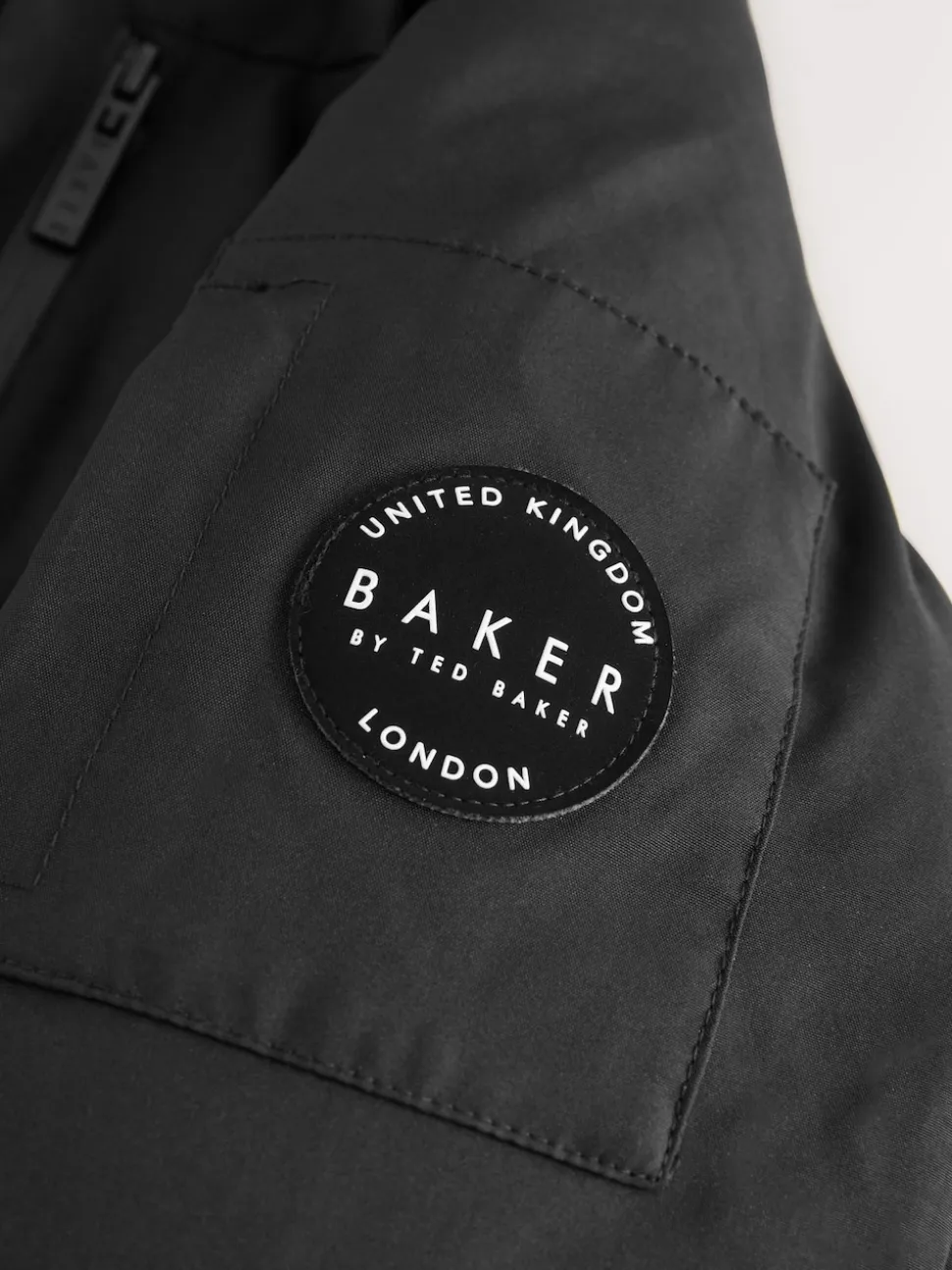 Manteau Baker by Ted Baker bomber rembourré résistant à la douche noir