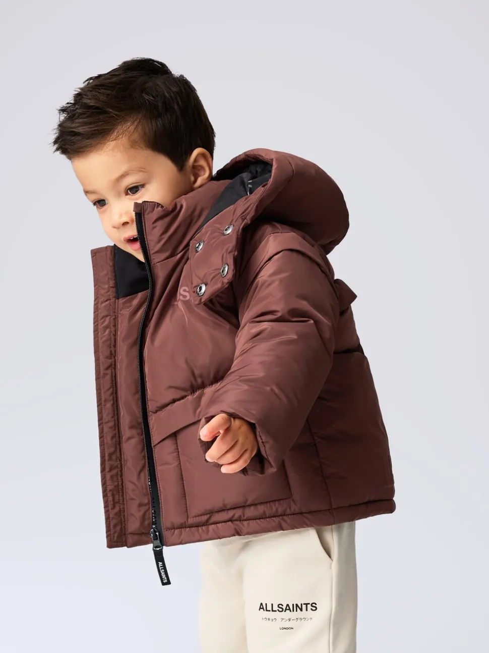 Manteau matelassé smALLSAINTS GARÇON avec Logo