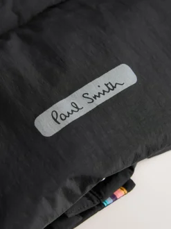 Manteau Paul Smith Junior Noir Résistant à la douche matelassé