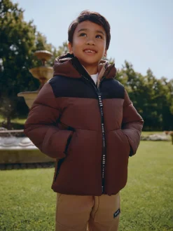 Manteau rembourré Baker by Ted Baker Baker by Ted Baker imperméable color-block marron/noir