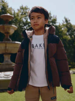 Manteau rembourré Baker by Ted Baker Baker by Ted Baker imperméable color-block marron/noir