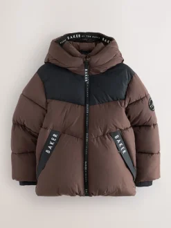 Manteau rembourré Baker by Ted Baker Baker by Ted Baker imperméable color-block marron/noir