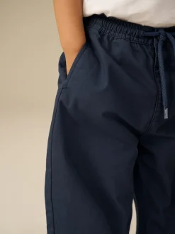 marine - Ample 100% Coton Pantalon chino avec taille élastiquée (3mths-7yrs)
