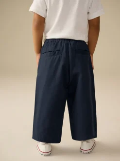 marine - Ample 100% Coton Pantalon chino avec taille élastiquée (3mths-7yrs)