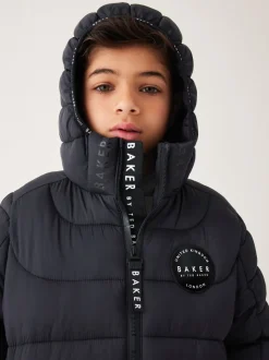 marine - Baker by Ted Baker Résistant à la douche Manteau matelassé Midweight