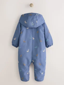 marine - Bébé Tout-en-un en nylon à capuche (0mois-2ans)