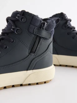 marine - Bottes hautes à doublure chaude