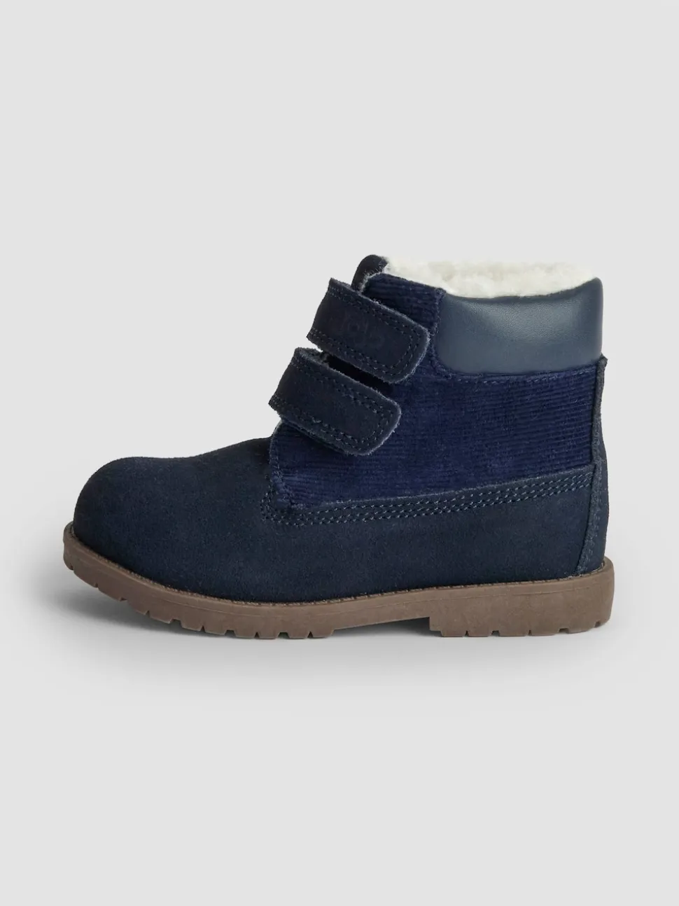 marine - Bottes JoJo Maman Bébé en cuir