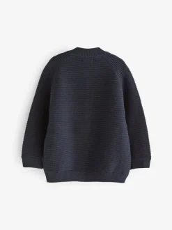 marine - Cardigan zippé (3mths-7yrs)