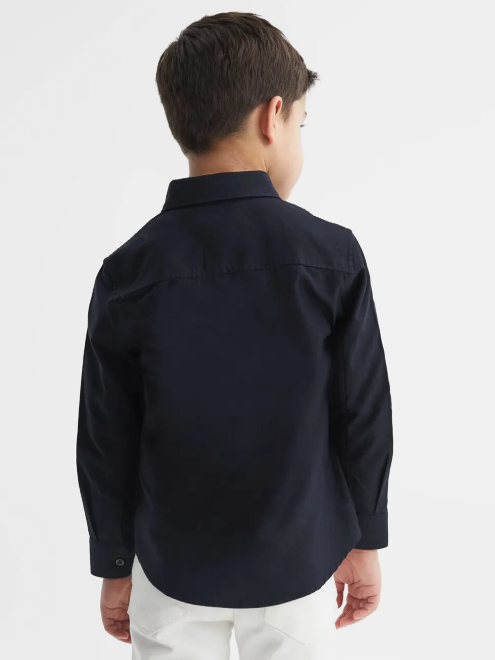 marine - Chemise Oxford Reiss Greenwich à boutons