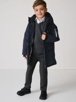 marine - Clarks Manteau technique imperméable rembourré pour garçon