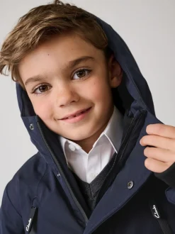 marine - Clarks Manteau technique imperméable rembourré pour garçon