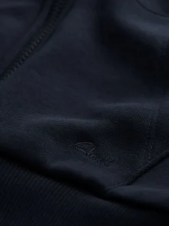 marine - Clarks Sweat à capuche zippé