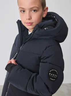 marine - Doudoune Baker by Ted Baker Résistant à la douche