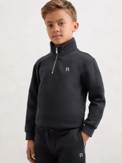 marine - Ensemble de survêtement Reiss Sulley à logo et demi-zip