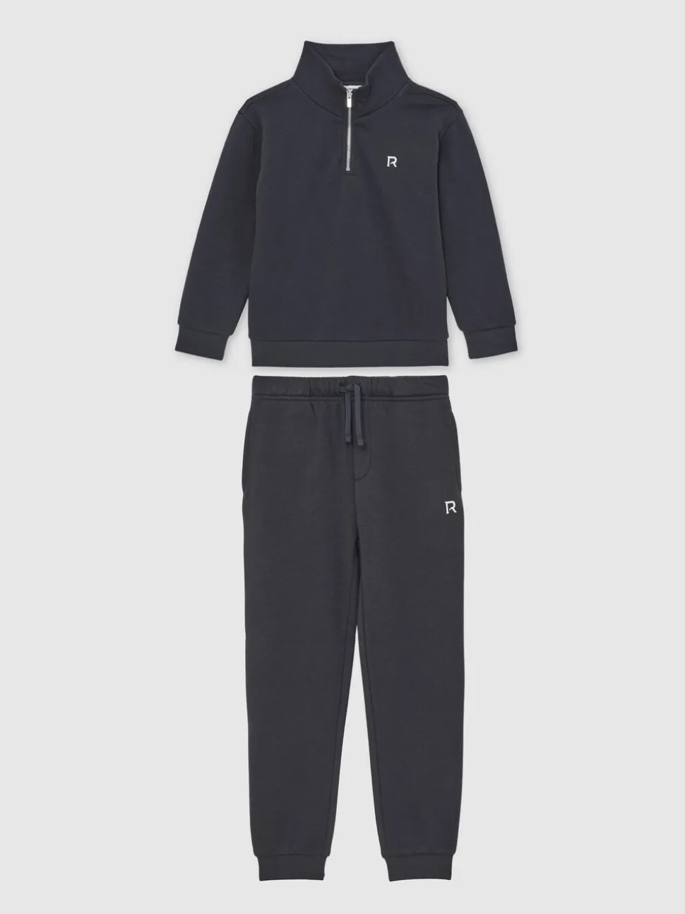 marine - Ensemble de survêtement Reiss Sulley à logo et demi-zip