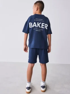 marine - Ensemble polo et short Baker by Ted Baker Baker by Ted Baker