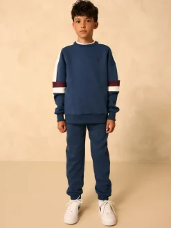 marine - Ensemble ras du cou color block (3-16ans)