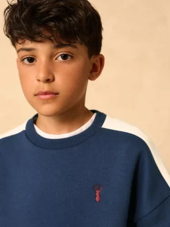 marine - Ensemble ras du cou color block (3-16ans)