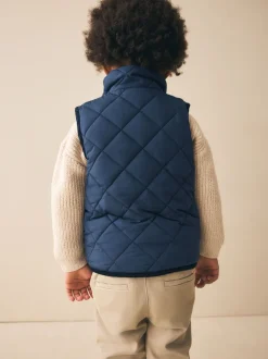 marine - Gilet matelassé (3mths-7yrs)