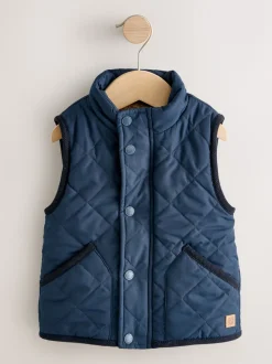 marine - Gilet matelassé (3mths-7yrs)