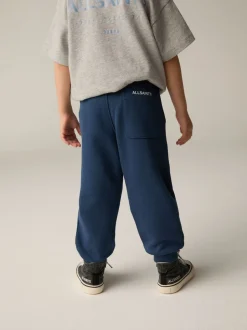 marine - Jogging smALLSAINTS Youth Boys Underground droit à poignets