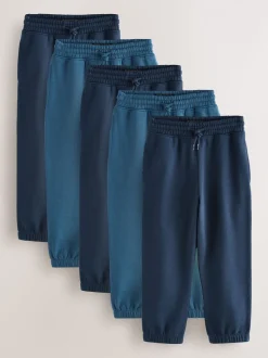 marine - Lot de 5 joggings Basic (3-16ans)