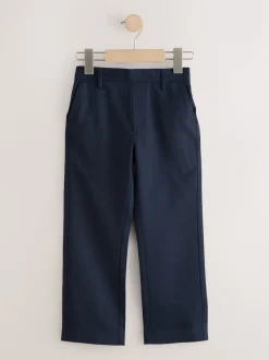 marine - Lot de 2 pantalons d’école à enfiler coupe standard (3-17ans)