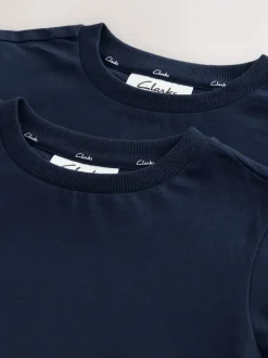 marine - Lot de 2 t-shirts Clarks