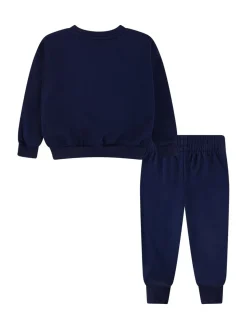marine - Nike Ensemble Essentiel Marl Col rond Survêtement Little Kids