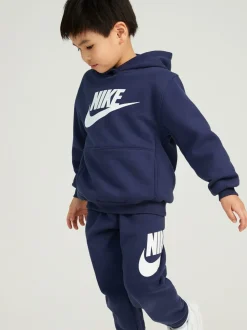 marine - Nike survêtement en polaire Little Kids Club