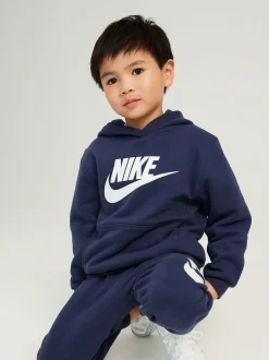 marine - Nike survêtement en polaire Little Kids Club