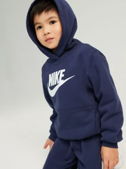 marine - Nike survêtement en polaire Little Kids Club