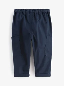 marine - Pantalon à enfiler avec poche latérale (3mois7ans)