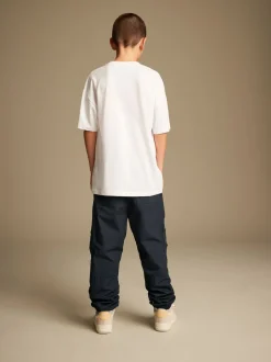 marine - Pantalon cargo doublé (3-16 ans)