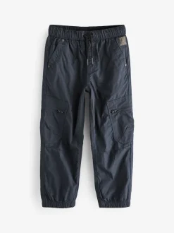 marine - Pantalon cargo doublé (3-16 ans)