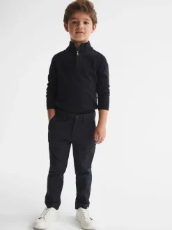 marine - Pantalon chino slim Reiss Eastbury